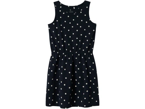 Name It kjole dark sapphire med prikker